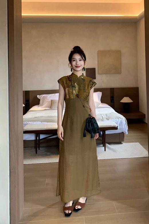 Le Malene 国风新中式改良旗袍领连衣裙 20227 商品图5