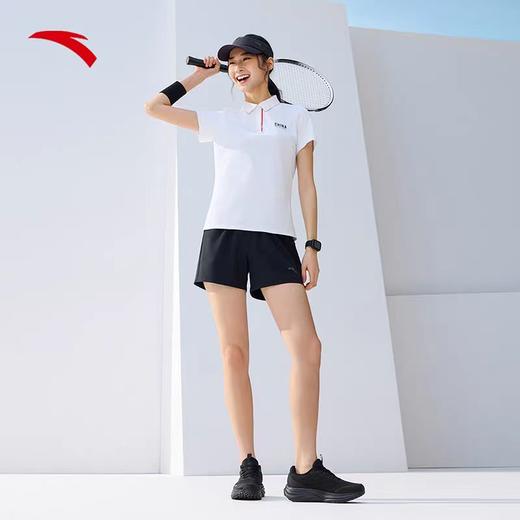 【S断码】安踏力韧纱短袖T恤 女2025夏季新款吸湿透爽短T针织运动上衣162527131 商品图2