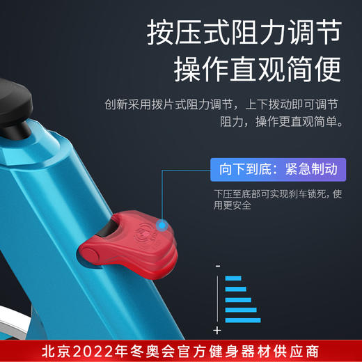 SHUA舒华动感单车家用健身车室内磁控静音健身器材旗舰店A5-S 商品图1