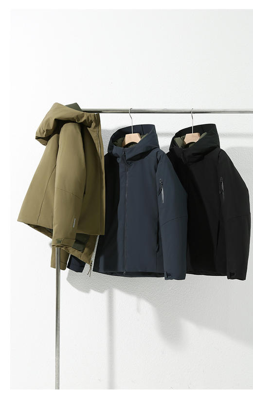 【里奥强森】2387军茑系列！户外三防耐磨  连帽棉服  轻量保暖外套 商品图1