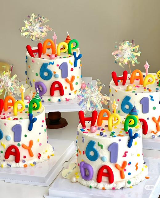 多巴胺彩虹蛋糕（数字可更改） 商品图0