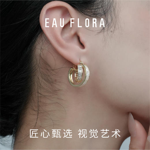 【环环相扣】耳环·金银双色 商品图4