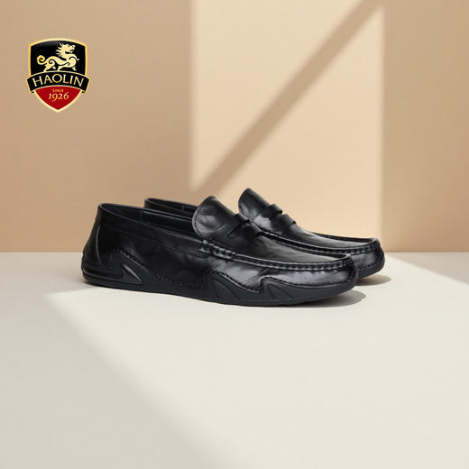 豪麟名鞋奥莱迪嘉男鞋商务鞋牛皮革DJWTO51MS205黑色  原价1960元 商品图1