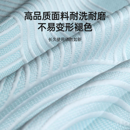 洁丽雅肌理冰丝席三件套透气凉感罩套家用防滑宿舍寝室 商品图4