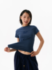 CryingCenter凉感系列圆领小logo健身短袖上衣正肩速干蓝鲸莫代尔 商品缩略图5