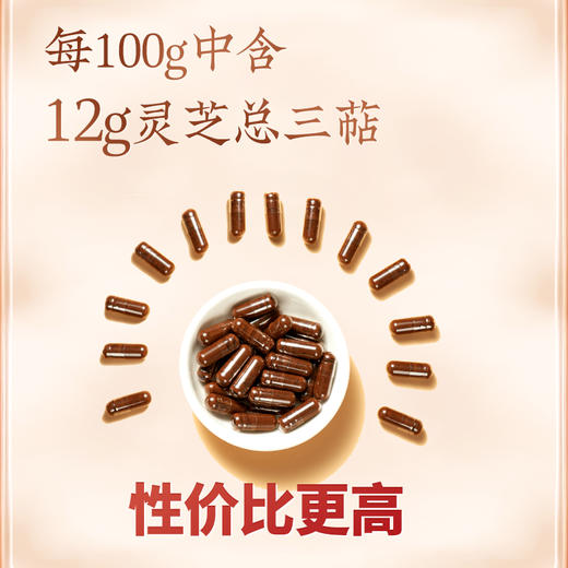 【官方正品】云南白药经销九如健牌破壁灵芝孢子粉胶囊0.35g*60粒高破壁率增强免疫力含灵芝三萜12% 商品图2