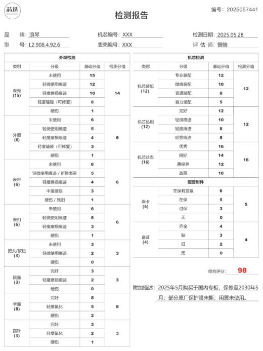 浪琴L2.908.4.92.6 商品图9