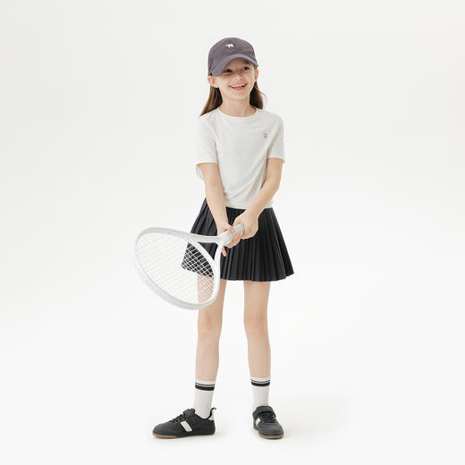 【凉感防晒骑行服】马克珍妮女童运动短袖T恤 儿童夏装新款550387 商品图2