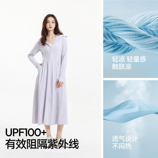 防晒外套|森马外套女长款凉感吸湿速干2025夏季新款修身夹克百搭 商品图3