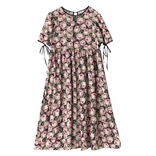 七夕节清仓-【节日特卖】油画风玫瑰娃娃裙-喜出 商品图2