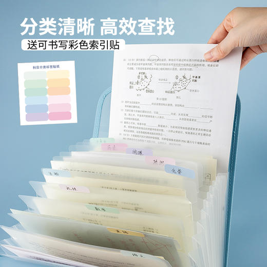 【2个装】13层大容量收纳直式手提风琴包 商品图1