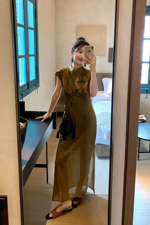 Le Malene 国风新中式改良旗袍领连衣裙 20227 商品图7