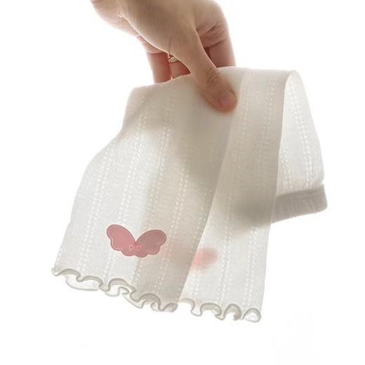 【夏日清凉必备，新款女童打底裤！】女童打底裤夏季薄款 丝光棉儿童防蚊裤 网眼蕾丝边婴儿七分裤袜-QQ 商品图4