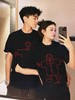 【YW】无忧购韩系ins休闲卡通印花230g情侣短袖T恤（截单后3-5天发货) 商品缩略图2