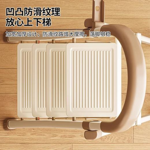 加厚梯子家用乔迁折叠碳钢人字梯爬梯室内移动多功能步梯伸缩楼梯 商品图3