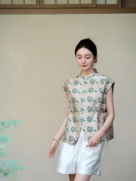 盛唐婧 |丝麻羊毛短裤-珍珠白