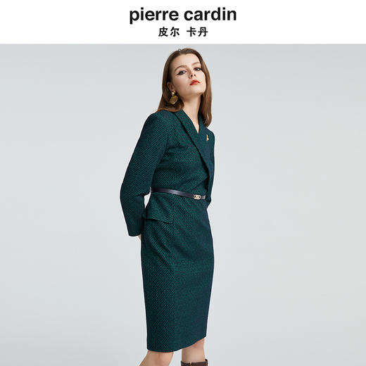 [皮尔卡丹女装]折扣清仓女装新款都市淑女修身轻仪式礼服裙 商品图4