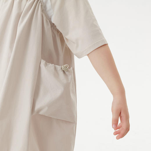 [东丽速干]马克珍妮女童弹力花苞背带裙宝宝连衣裙夏装新款550632 商品图4