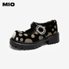 MIO米奥玛丽珍鞋时尚波点魔术贴厚底增高5cm单鞋女M254552104 商品缩略图0