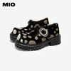 MIO米奥玛丽珍鞋时尚波点魔术贴厚底增高5cm单鞋女M254552104 商品缩略图2