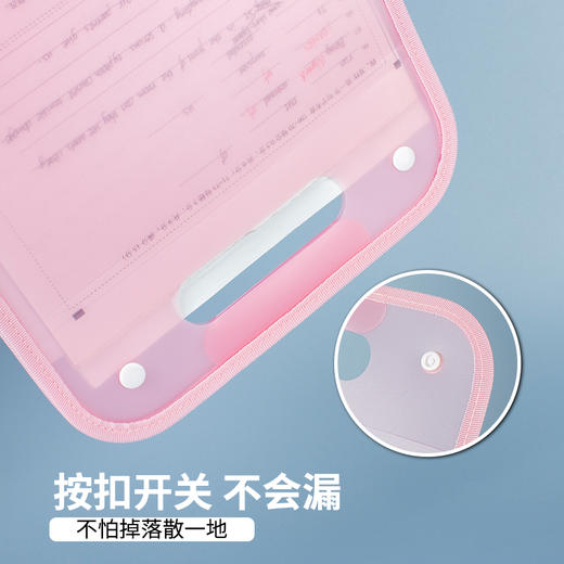 【2个装】13层大容量收纳直式手提风琴包 商品图3