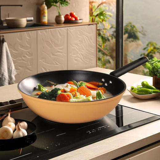 炊大皇橙心铝合金不粘锅炒锅32cm  CG32CX 商品图1