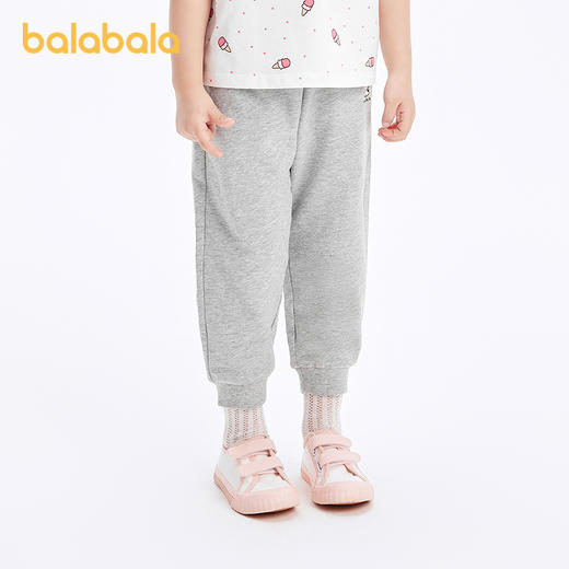 巴拉巴拉男童裤子宝宝防蚊裤儿童长裤2024新款夏装女童纯棉休闲裤 商品图0