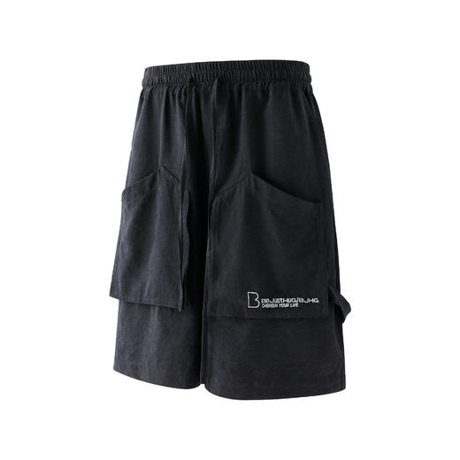 BJHG不计后果美式休闲短裤男夏季潮牌2025新款复古宽松情侣五分裤 商品图4