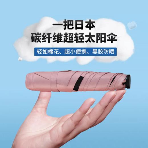 🔥比两个鸡蛋还轻‼️【日本超轻羽毛伞】巴掌大！晴雨两用  轻盈出行好方便🌟 商品图0