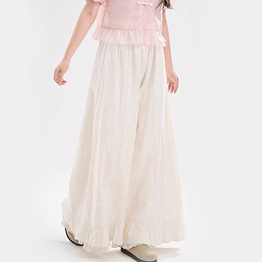 裁缝学苑AQ471森花边阔腿裤纸样女装新款森系宽松休闲裤子打版 商品图1