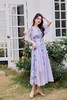 Le Malene 浪漫紫色花朵印花连衣裙 20291 商品缩略图7