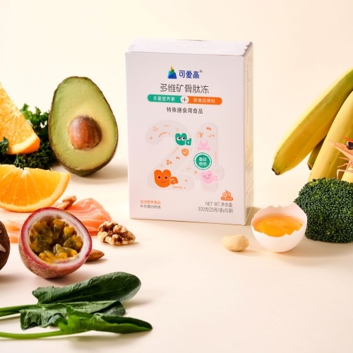 【全新升级】【多维矿骨肽冻】 优长营养一袋就够了，24种营养，覆盖5类关键营养，营养好口感|| Q弹果冻百香果口味，15条/盒