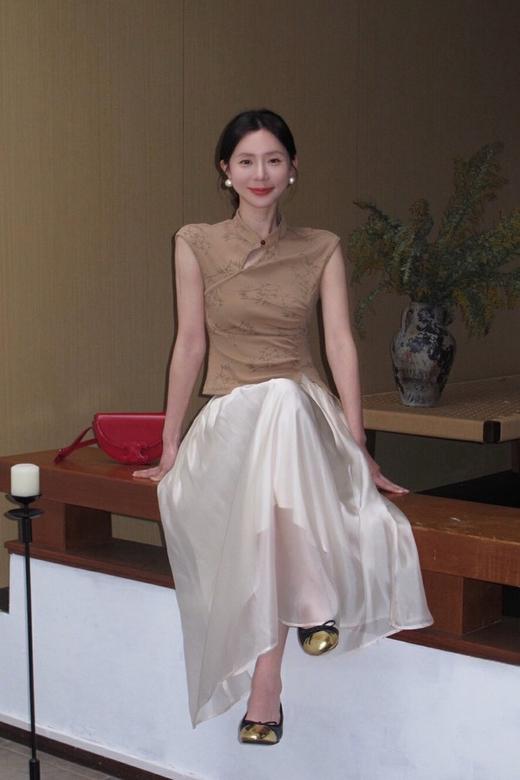 ELLA JADE 新中式立领提花针织上衣 20255 商品图3