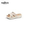 Safiya/索菲娅2025露趾羊皮厚底休闲外穿百搭轻便一脚蹬凉拖鞋SFD2110409 商品缩略图12