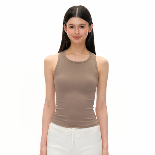 Ariseism  美式复古纯色工字背心女夏季新款外穿修身上衣 商品图4