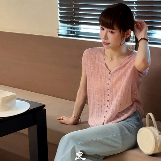 【预售7天】良木礼针织小衫（1904） 商品图0