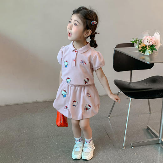 【预售3-7天内发货】女童多巴胺套装 中小童潮流两件套 商品图2