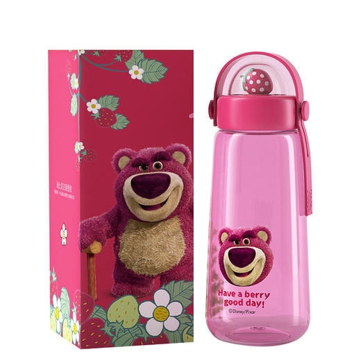 萌趣满分✨迪士尼水杯】TRITAN材质✔高颜值大容量💧倒置不漏水，草莓熊/史迪奇/蜘蛛侠多款任选！孩子们的夏日饮水好伙伴🌟迪士尼儿童水杯 tritan高颜值大容量 学生运动水壶 可爱夏水杯 商品图4
