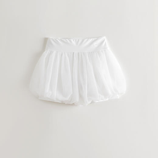 马克珍妮女童芭蕾风网纱花苞裙裤 儿童裤子2025年夏装新款550392 商品图3