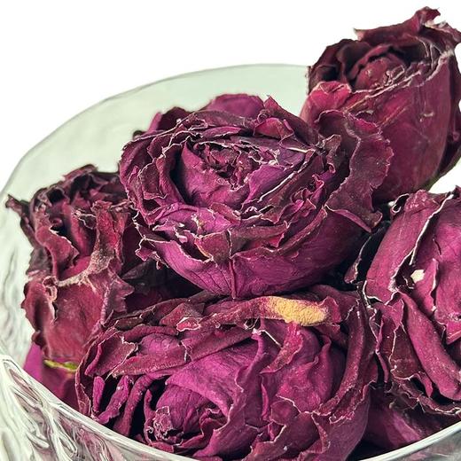 冻干墨红玫瑰花花茶2盒装  精挑大朵墨红干玫瑰花冠王玫瑰养生礼盒 商品图2