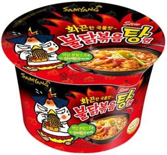 三养 火鸡汤面大桶120g삼양 불닭볶음탕면큰컵120g 商品图0
