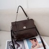【预售3天】时尚女士复古邮差包跨境女包单肩包头层爆裂纹皮斜挎包6012AL-(货号:PASTE) 商品缩略图2