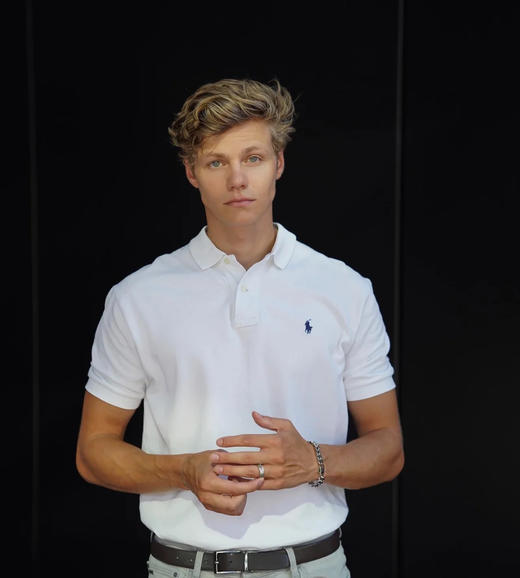 男款经典拉夫小马标棉珠透气干爽polo衫 商品图3