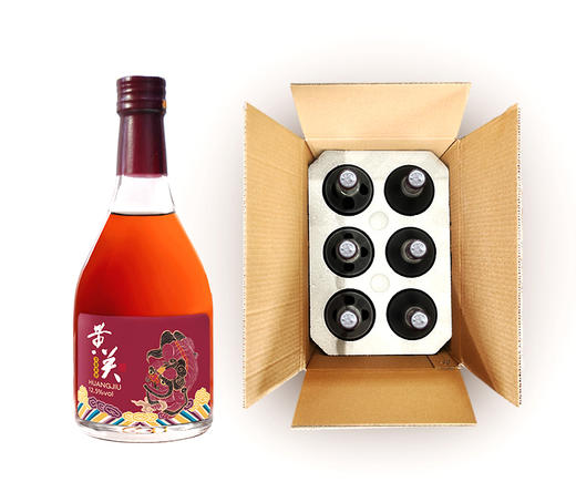 黄关·红标黄酒 非遗传统古法手工酿造500ml/瓶×6瓶 商品图4