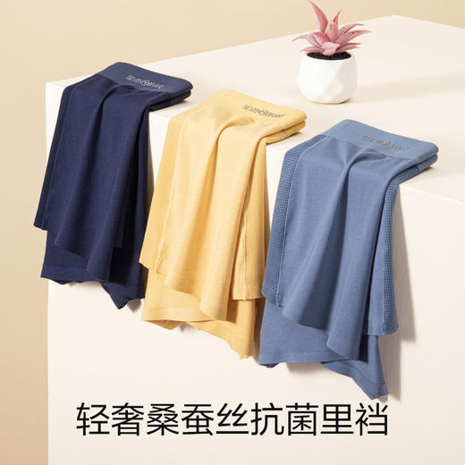 柒牌内裤男士冰丝莫代尔平角裤抗菌短裤夏季薄款透气男生四角裤头	123F70400 商品图3