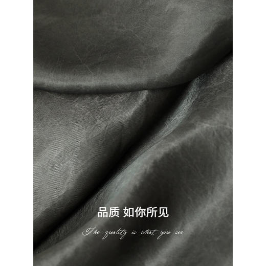 COCOBELLA清冷侘寂风仿香云纱风格小脚裤女垂感休闲裤PA7033 商品图4