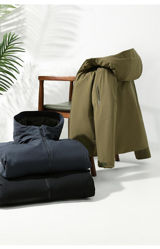 【里奥强森】2387军茑系列！户外三防耐磨  连帽棉服  轻量保暖外套 商品图2