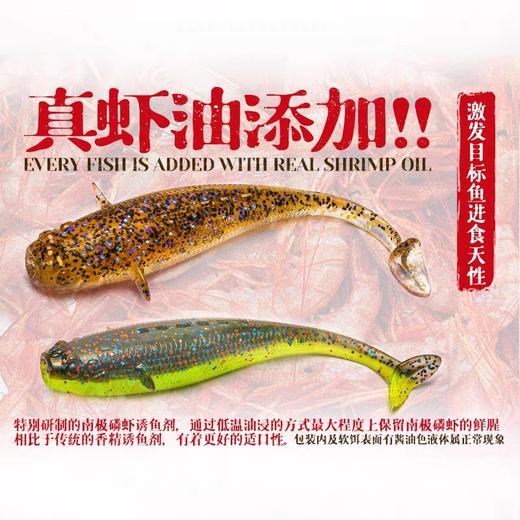 驯鱼高手飞翅仿真鱼型拟T尾软饵软虫假饵黑坑鲈鱼鳜鱼专用路亚饵 商品图1