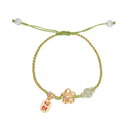 大英博物馆 巴斯特系列 一路生花和田玉 手绳手链 商品图4