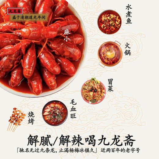 “清朝光绪年间百年老字号”九龙斋 桂花酸梅汤浓缩汁 小龙虾火锅烧烤搭子 酸甜可口 冰镇更过瘾 30g*7袋/盒 商品图2